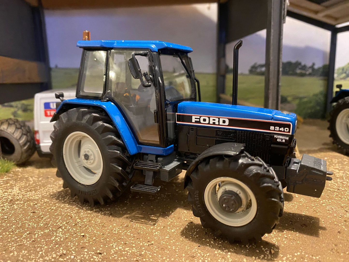 Ford 8340 Tractor front weight Blue Roof BIG wheels Tractor Conversion 1:32 scale Image 5