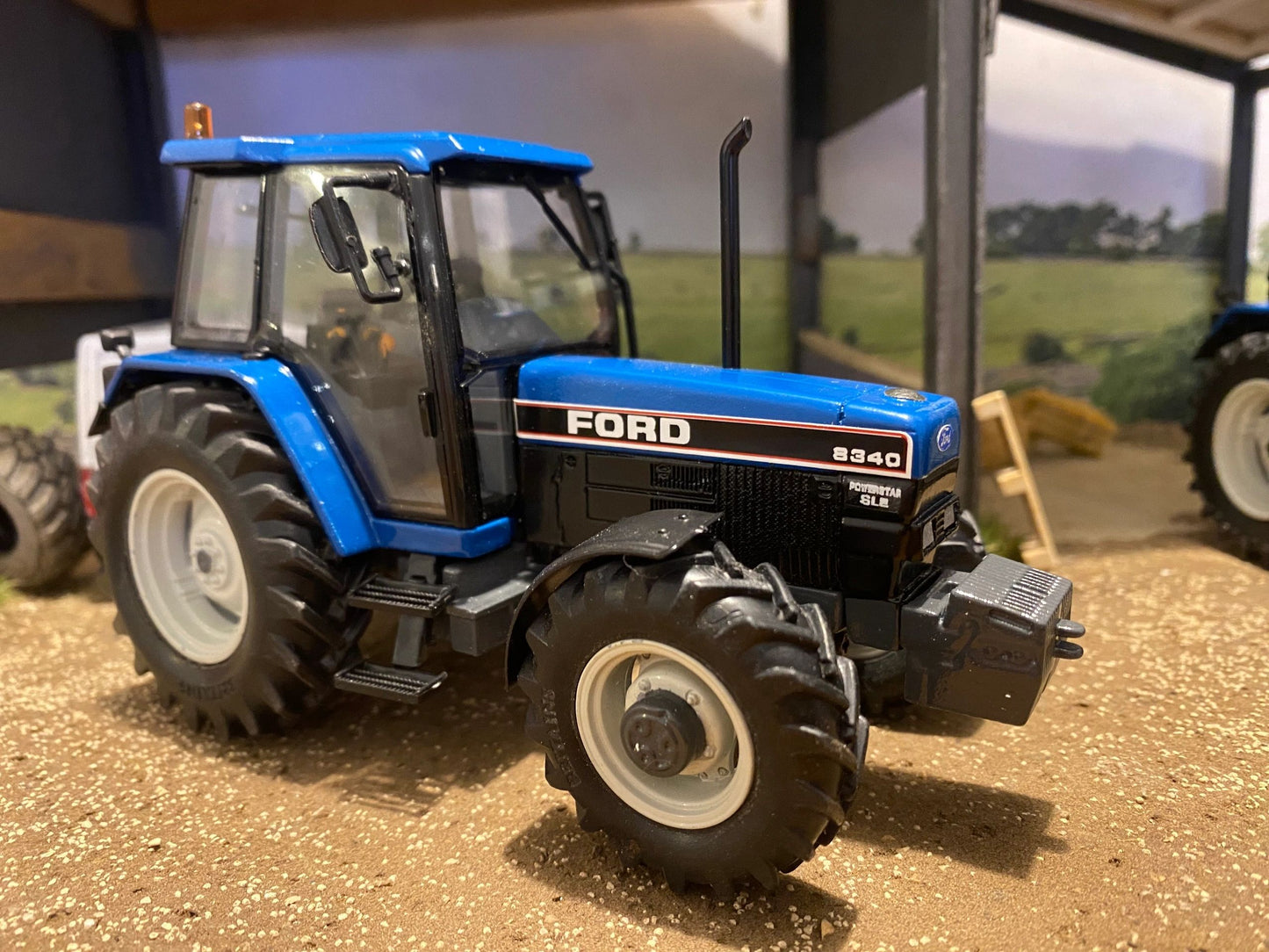 Ford 8340 Tractor front weight Blue Roof BIG wheels Tractor Conversion 1:32 scale Image 7