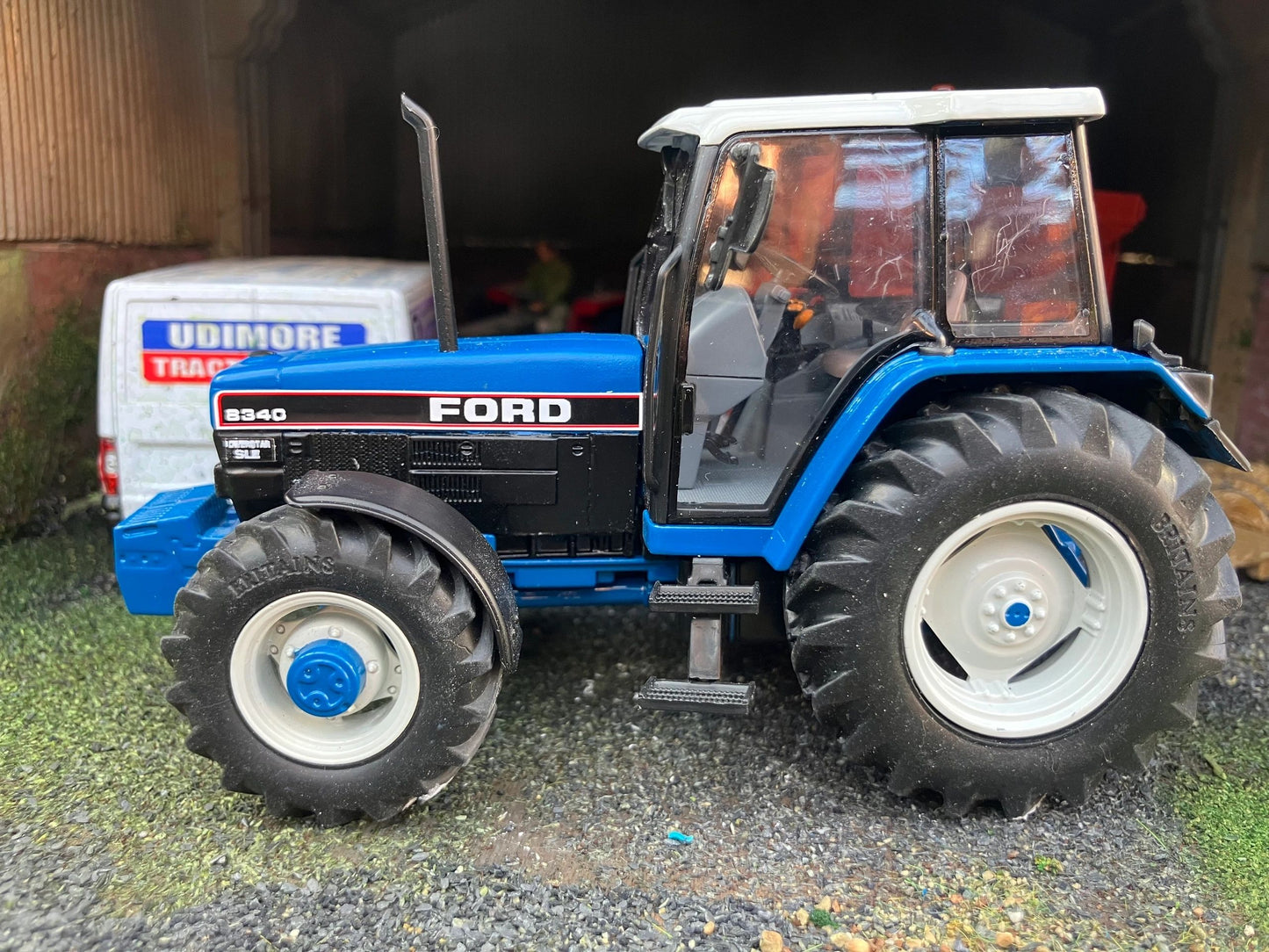 Ford 8340 Tractor front weight White Roof BIG wheels Tractor Conversion 1:32 scale Image 4