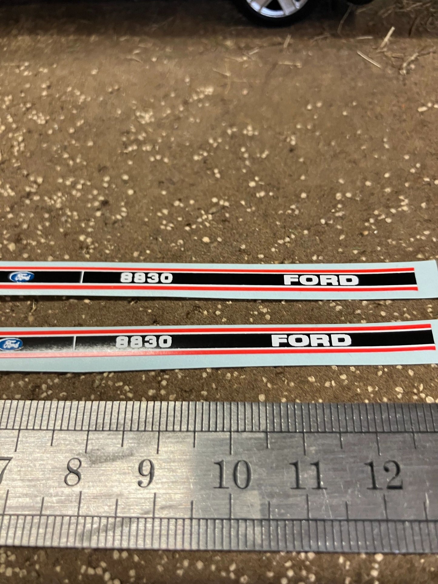 Ford 8830 Tractor Professional pre cut High quality vinyl bonnet decals farm machinery Britains decals 1:32 scale Image 3