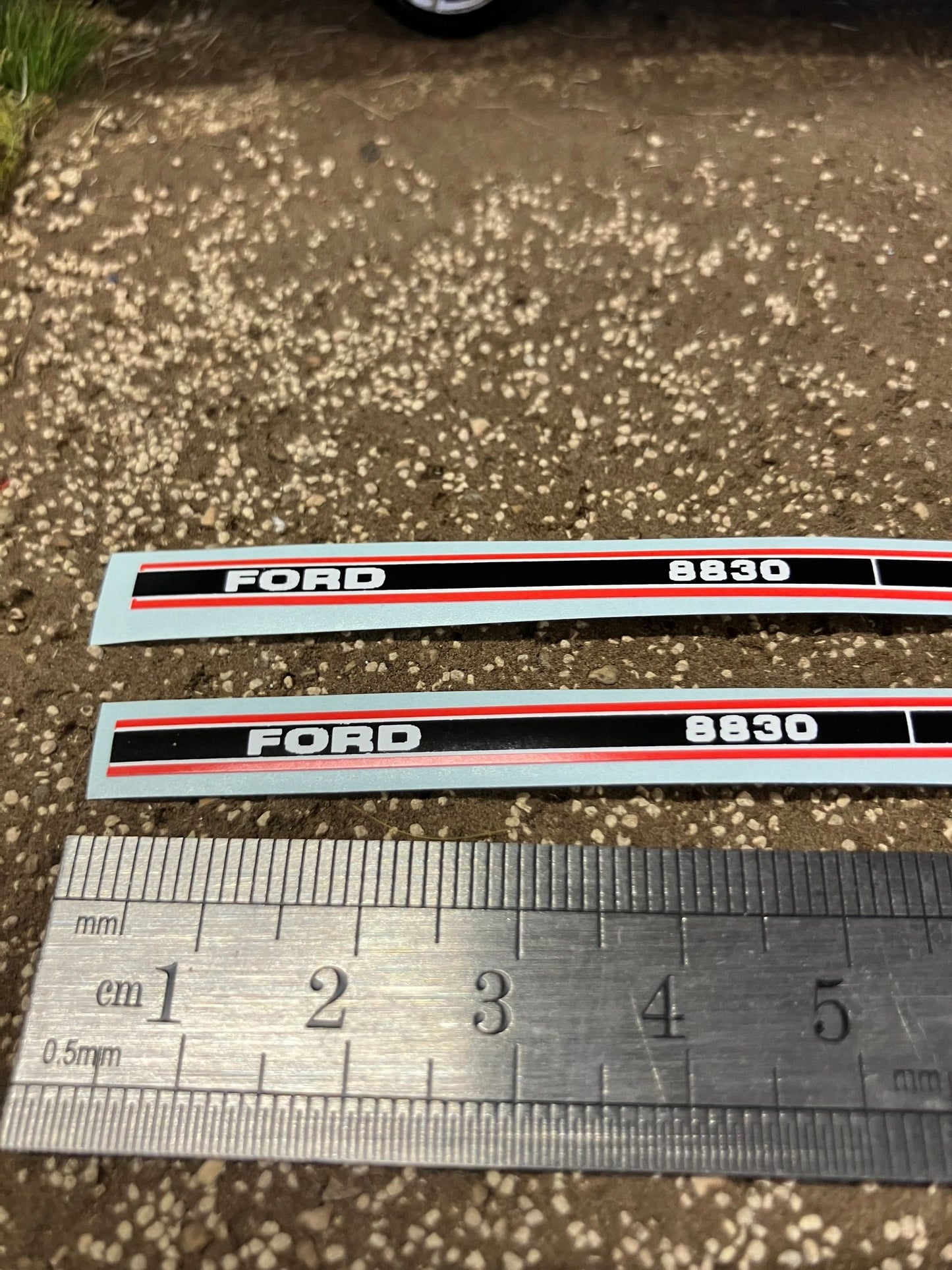 Ford 8830 Tractor Professional pre cut High quality vinyl bonnet decals farm machinery Britains decals 1:32 scale Image 4