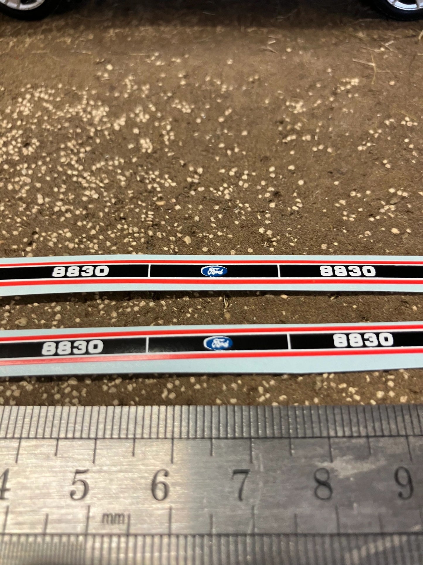 Ford 8830 Tractor Professional pre cut High quality vinyl bonnet decals farm machinery Britains decals 1:32 scale Image 5