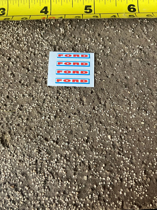 Ford Britains tractor cab roof Professional pre cut High quality vinyl 4 x decals farm machinery decals 1:32 scale Image 2