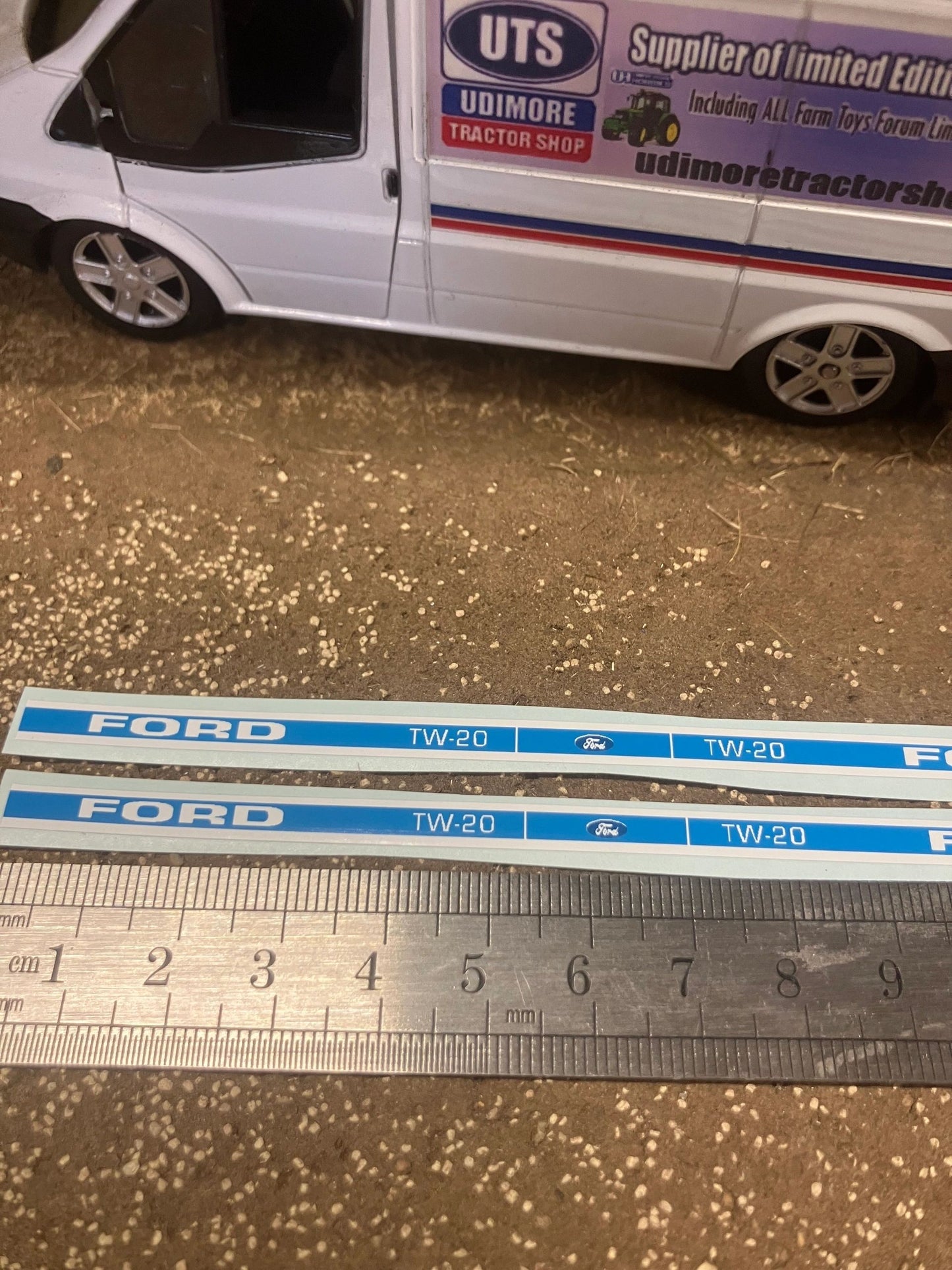 Ford TW20 mk 2 Tractor Pre cut professional High quality vinyl bonnet decals farm machinery Britains decals 1:32 scale Image 4