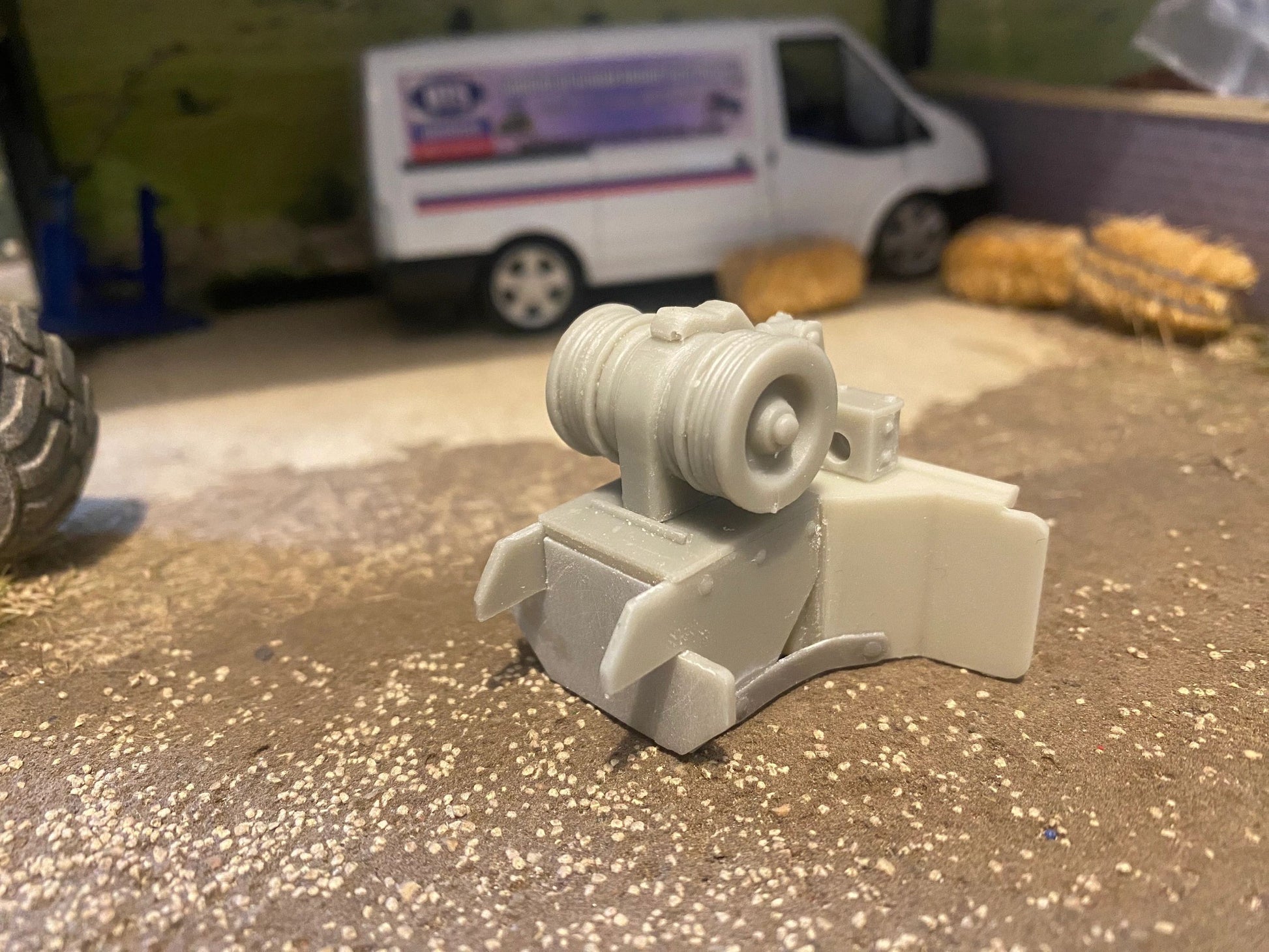 Forestry Logging skidder winch double drum for tractor conversions farm machinery 1:32 scale Image 4