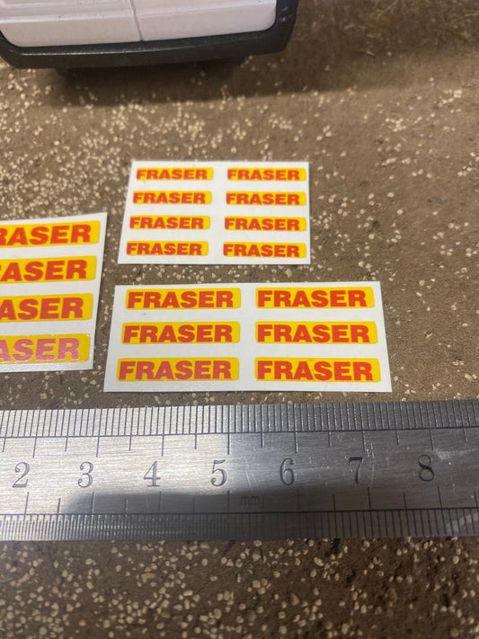 Fraser trailers spreaders farm machinery 18 x Professional pre cut High quality vinyl huge pack decals farm machinery decals Image 2