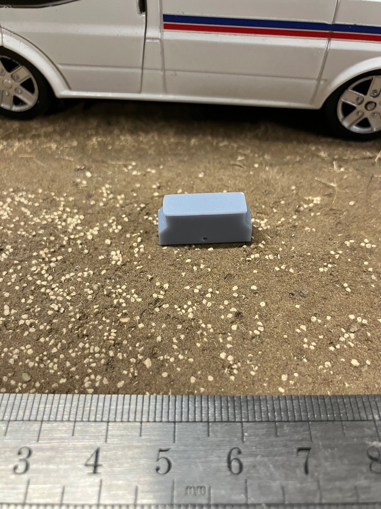 Front Weight 20mm x 10mm curved Tombstones 1:32 scale Image 4
