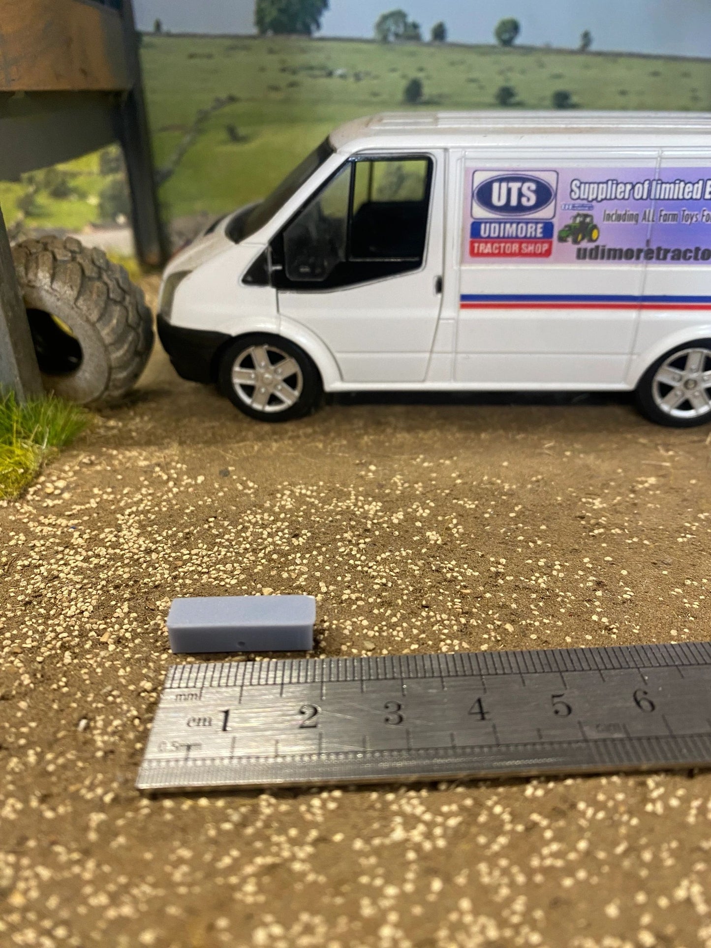 Front Weight small 20mm x 5mm Tombstones 1:32 scale Image