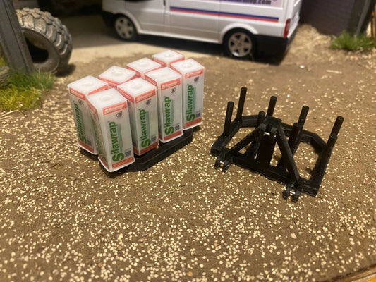 Hand made 8 silawrap and wrap holder 1:32 scale Image 2