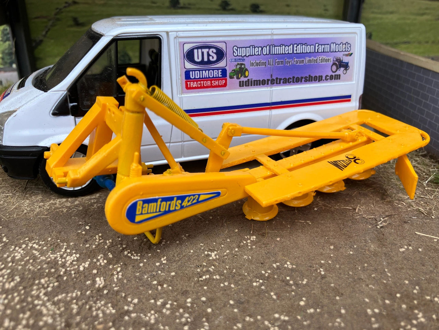 Hand made Bamford 422 wizzler 4 drum mower 1:32 scale Image 4