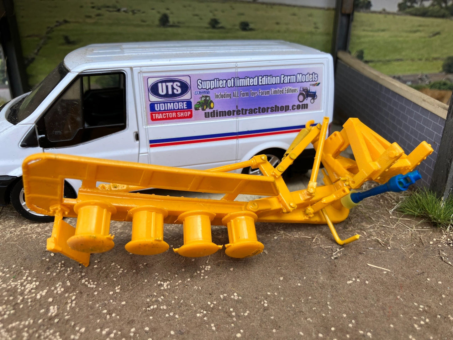 Hand made Bamford 422 wizzler 4 drum mower 1:32 scale Image 7