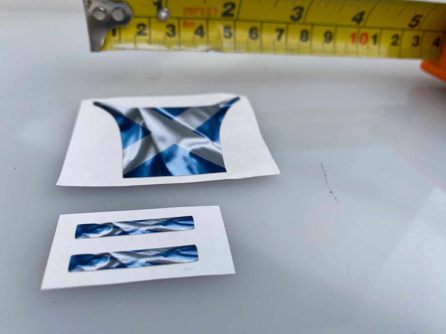 High quality vinyl set of 3 decals Scotland Scottish flags 1:32 scale Tractors farm machinery trucks Image 3