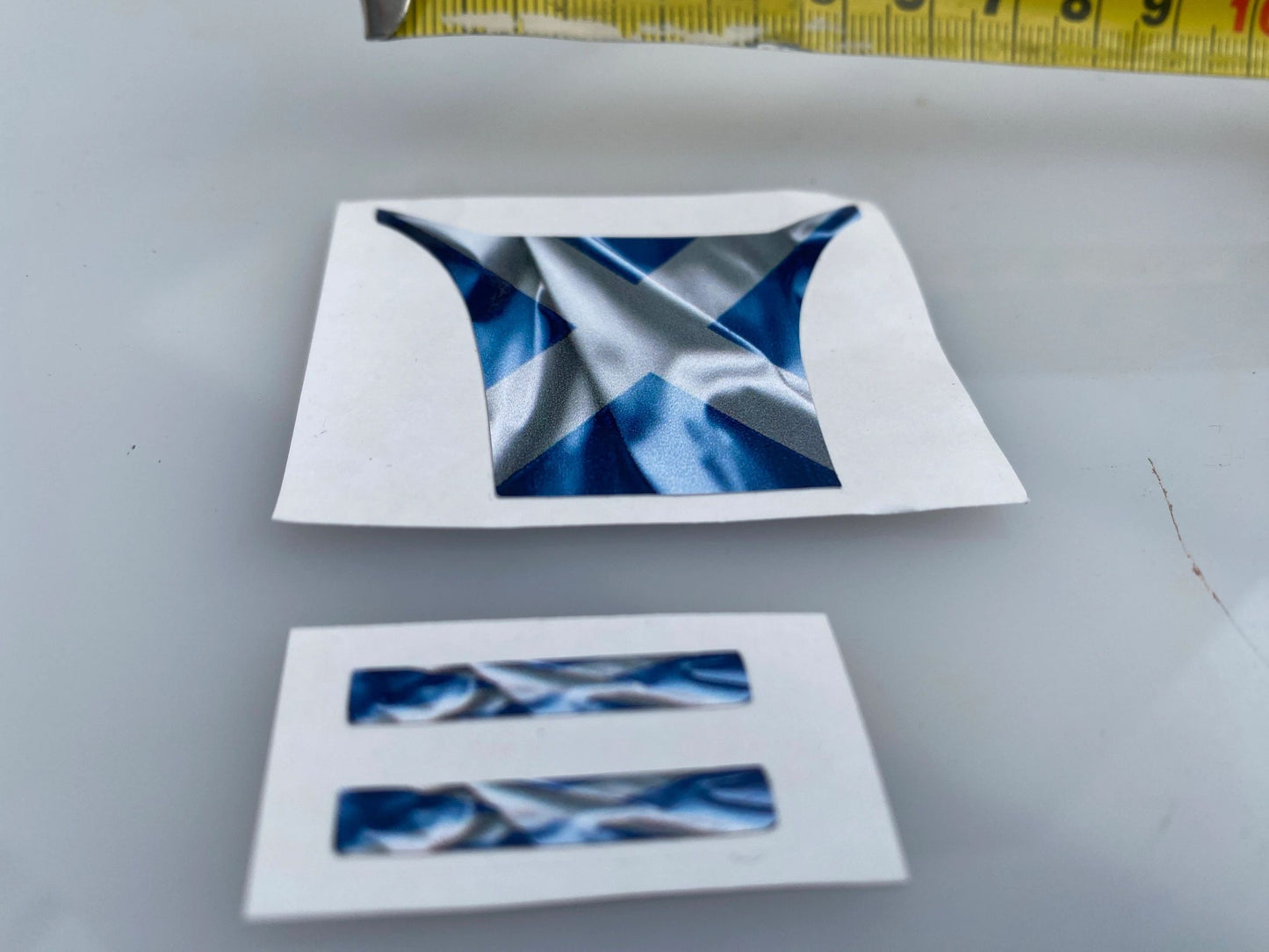 High quality vinyl set of 3 decals Scotland Scottish flags 1:32 scale Tractors farm machinery trucks Image 4