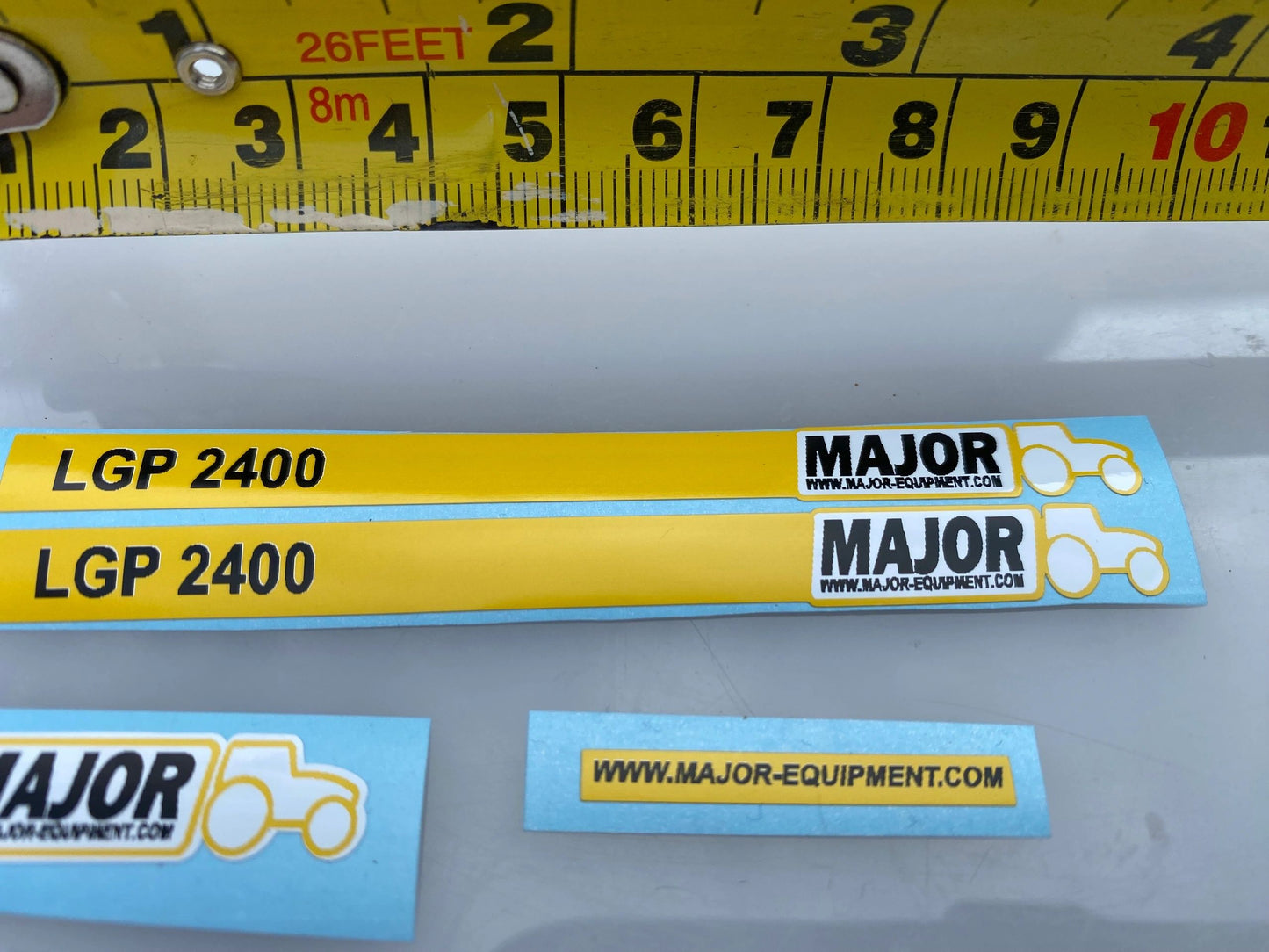 High quality vinyl set of decals Major LGP 2400 slurry tanker 1:32 scale Image 4