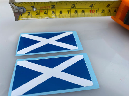 High quality vinyl set of decals Scotland Scottish flags 1:32 scale Tractors farm machinery trucks Image 2