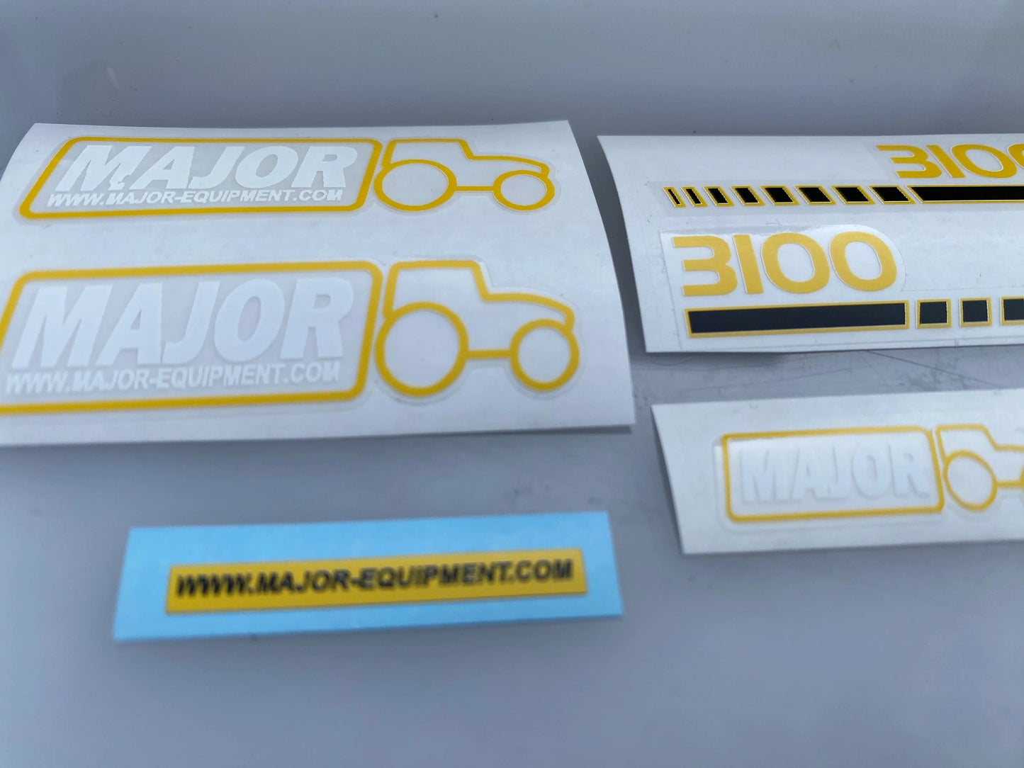 High quality vinyl set of white decals Major LGP 3100 slurry tanker 1:32 scale Image 4