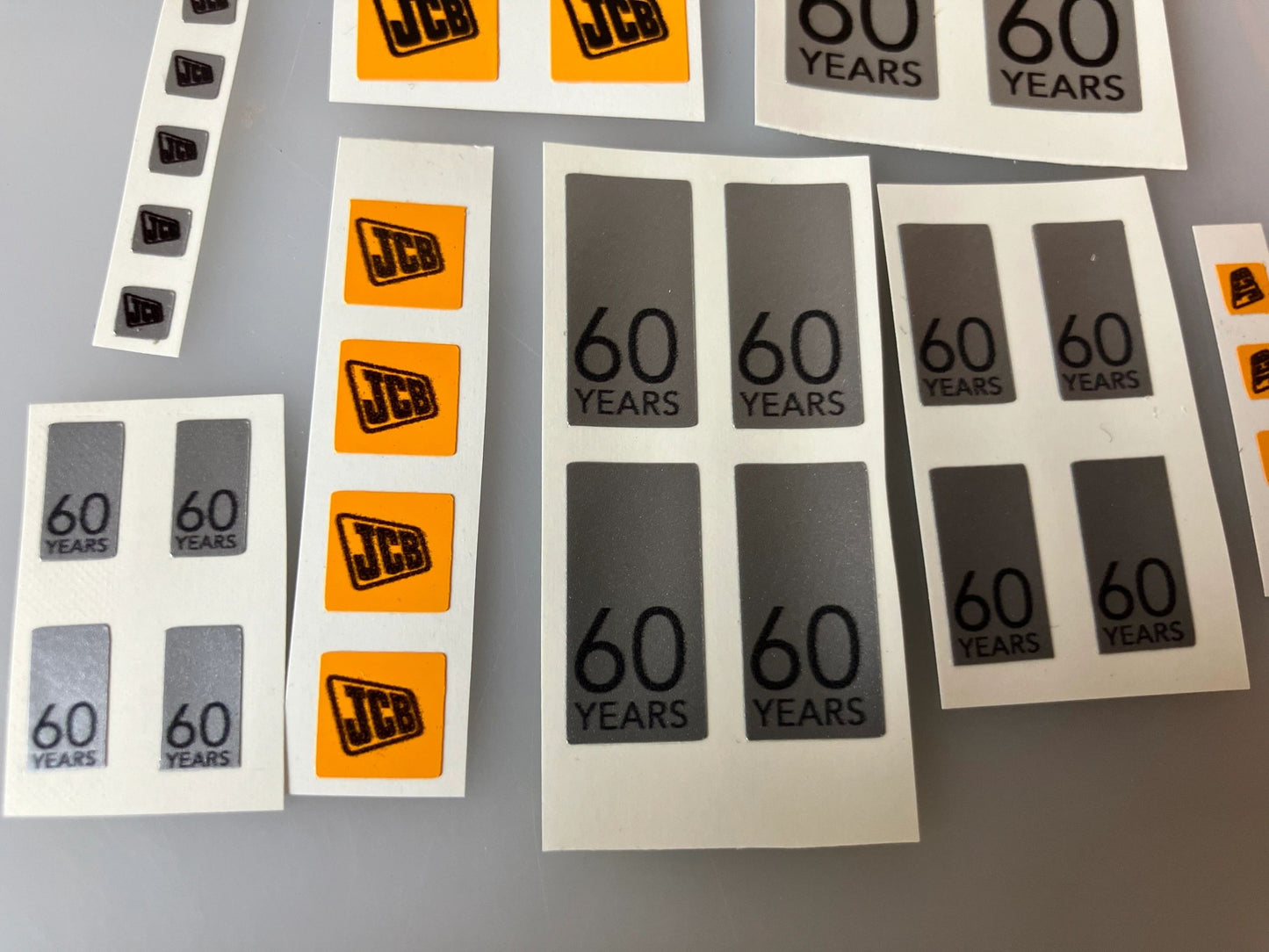 JCB 60 years huge pack Farm Machinery Professional Pre Cut High quality vinyl decal stickers 1:32 scale Image 4