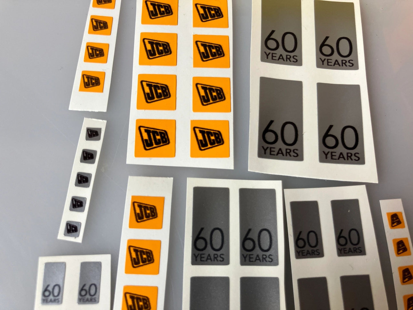 JCB 60 years huge pack Farm Machinery Professional Pre Cut High quality vinyl decal stickers 1:32 scale Image 5