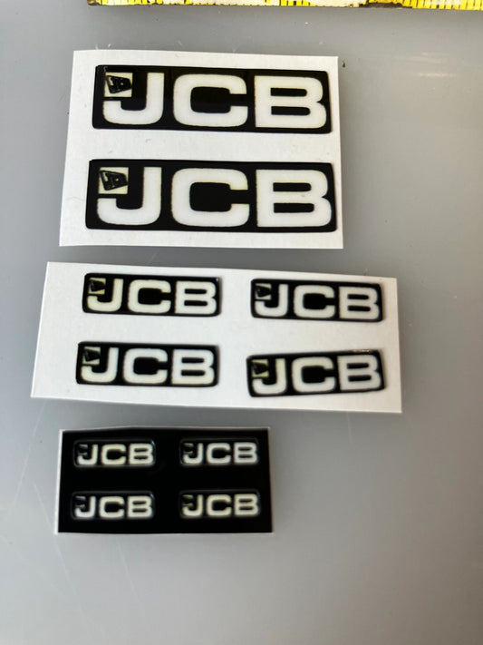 JCB Farm Machinery Professional Pre Cut High quality vinyl decal packs stickers 1:32 scale Image 2