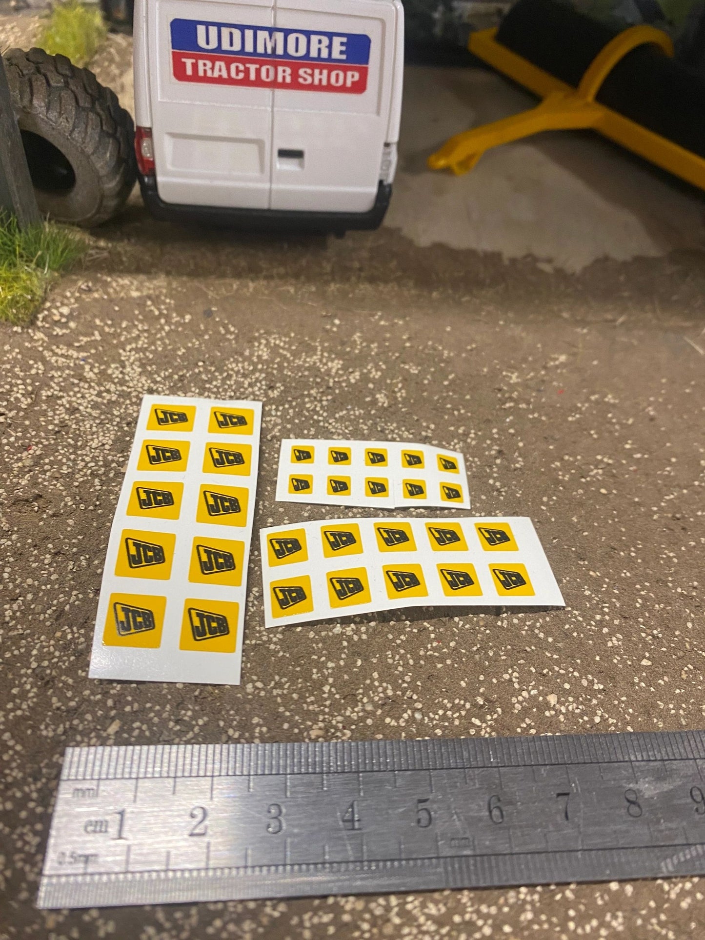 JCB x 30 Farm Machinery Professional Pre Cut High quality vinyl decal packs stickers 1:32 scale Image 3