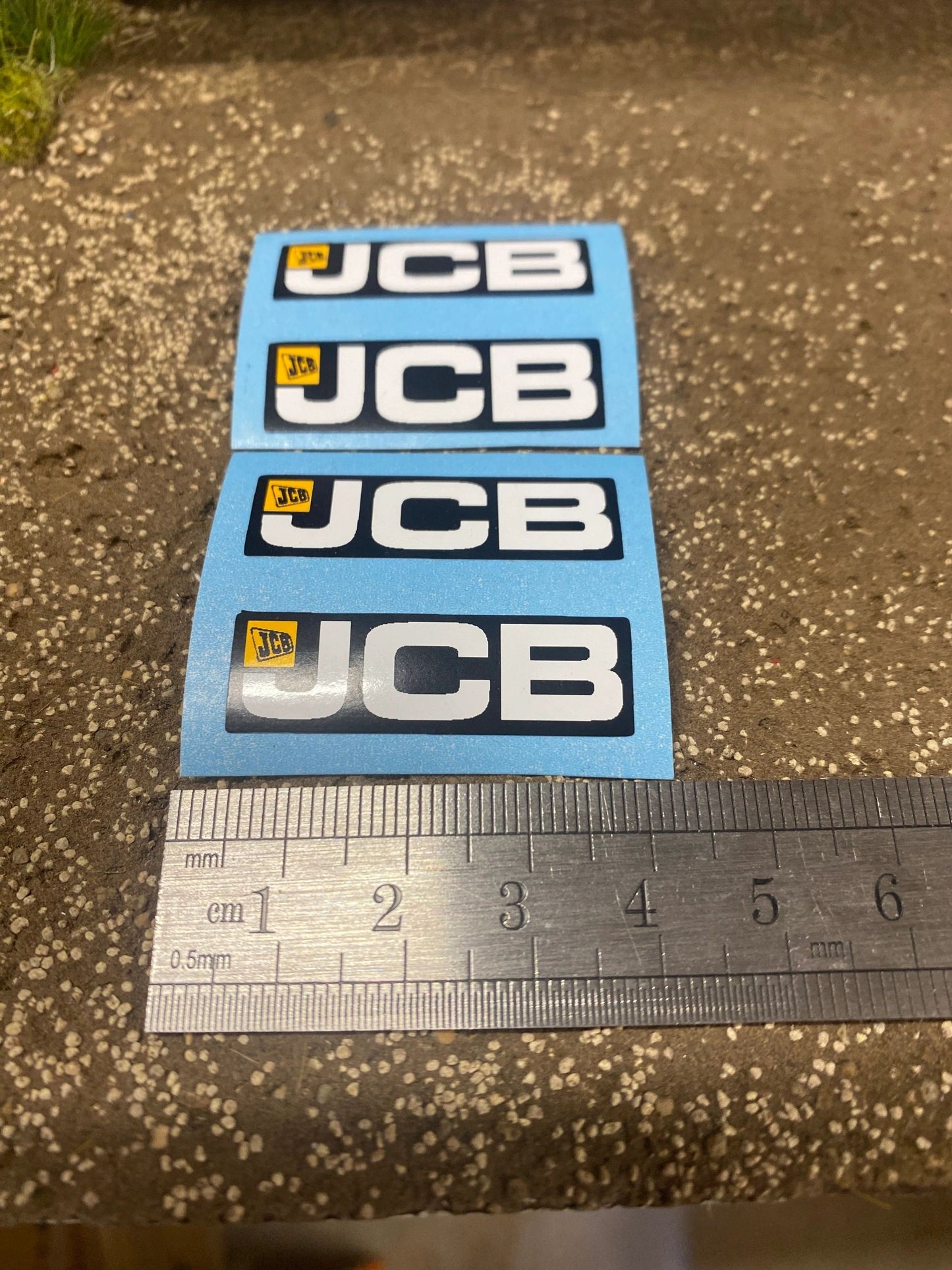 JCB x 4 Farm Machinery Professional Pre Cut High quality vinyl decal packs stickers 1:32 scale Image 2