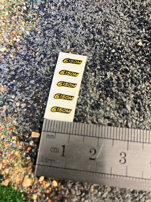 John Deere 6150R Tractor bonnet decals pre cut high quality stickers Image 2