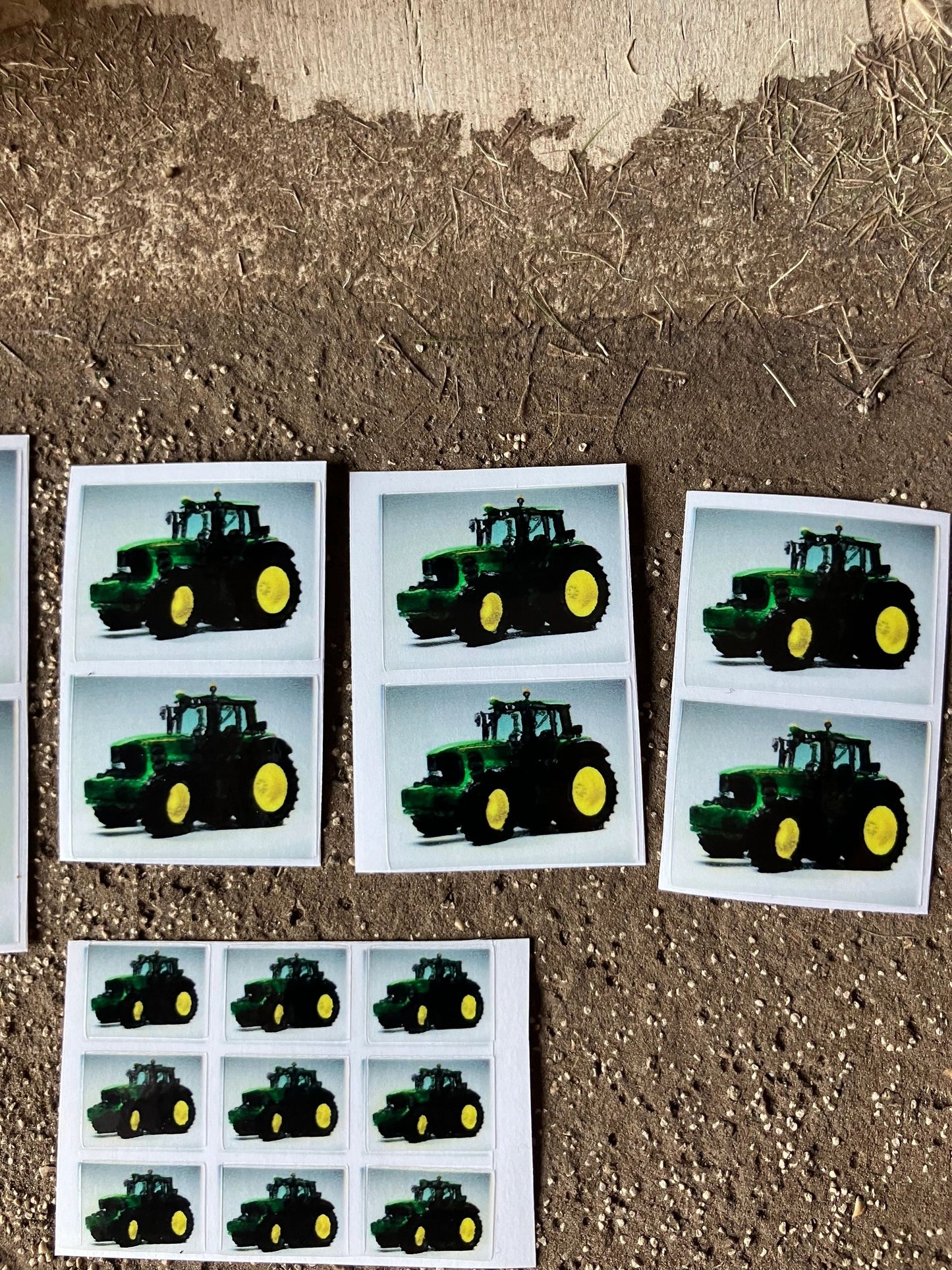 John Deere Tractor farm machinery decals 1:32 scale High quality vinyl pack sticker set Image 3