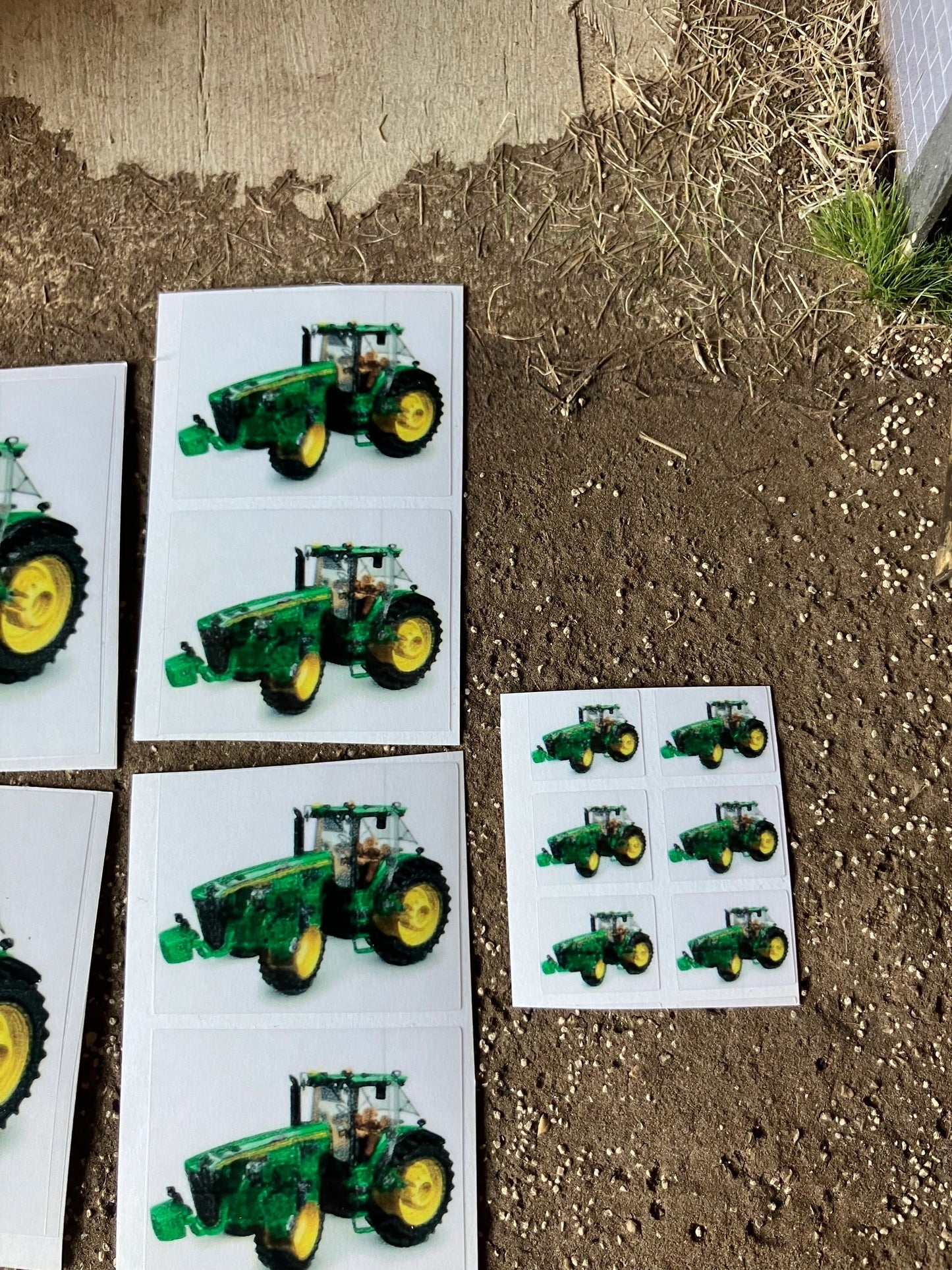 John Deere Tractor farm machinery decals 1:32 scale High quality vinyl pack 16 x sticker set Image 4