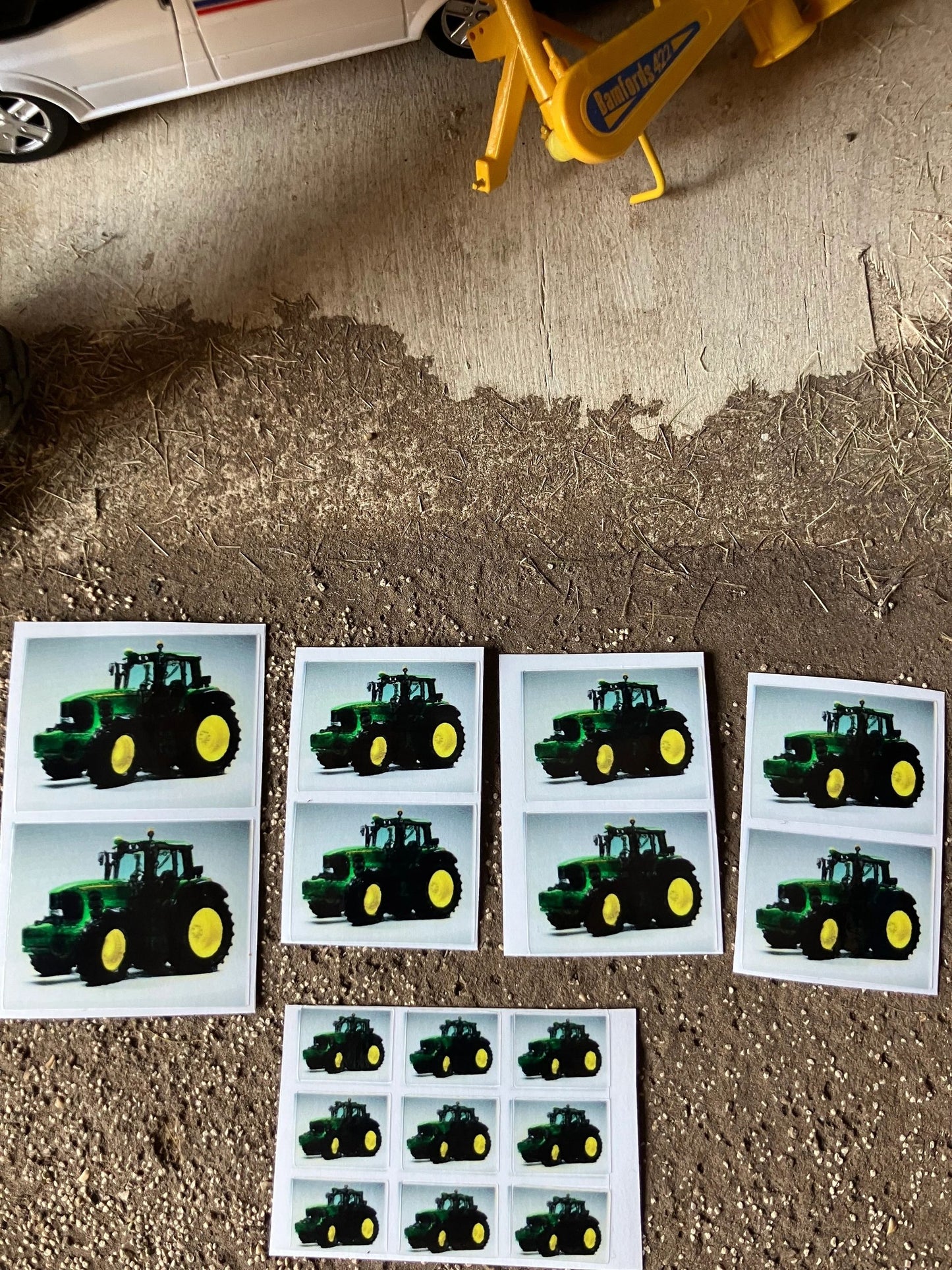 John Deere Tractor farm machinery decals 1:32 scale High quality vinyl pack sticker set Image 4