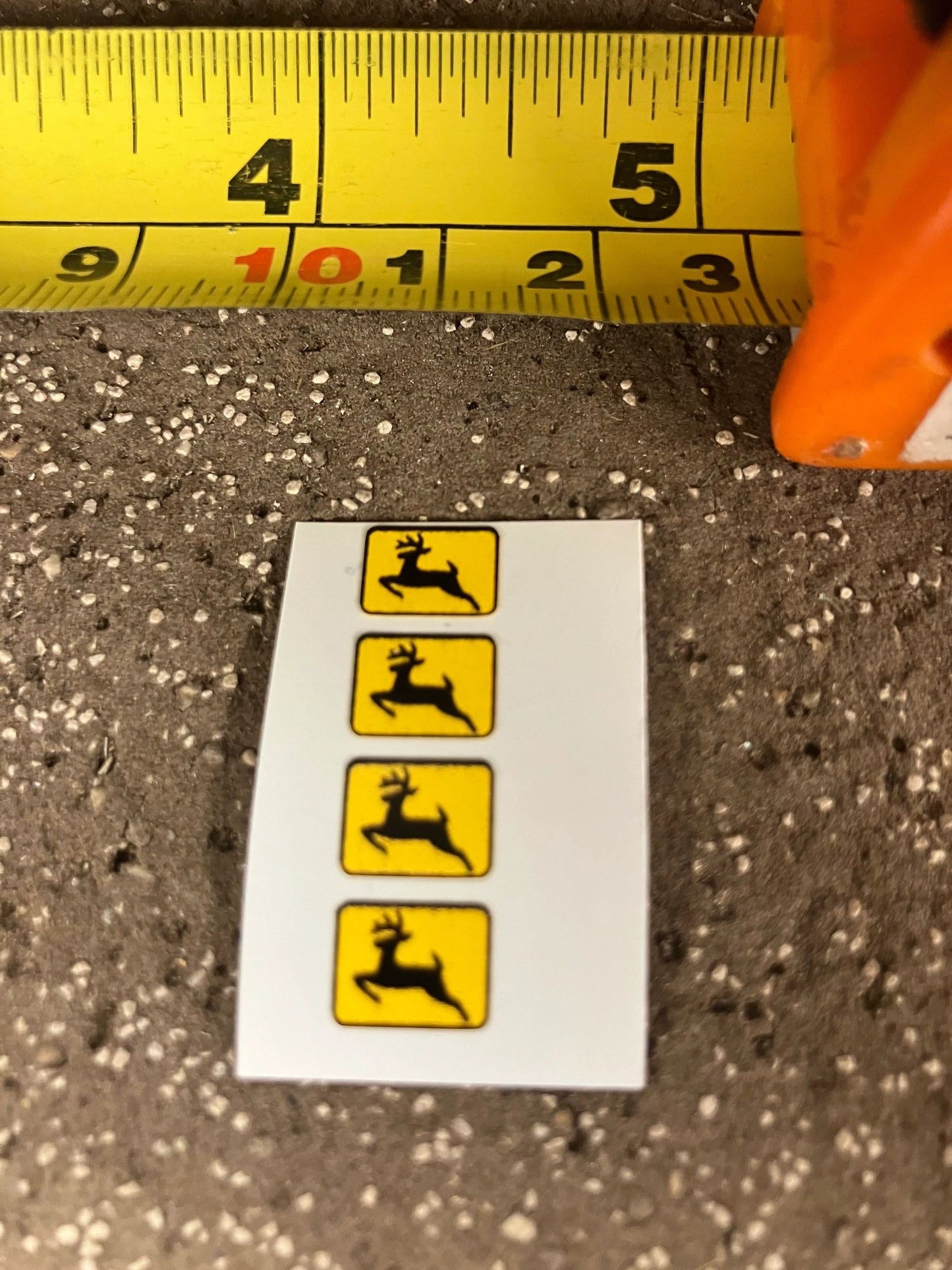 John Deere logo Tractor combine farm machinery decals1:32 scale High quality vinyl pack 4 logo sticker set John Deere Tractor combine farm machinery decals Image 3