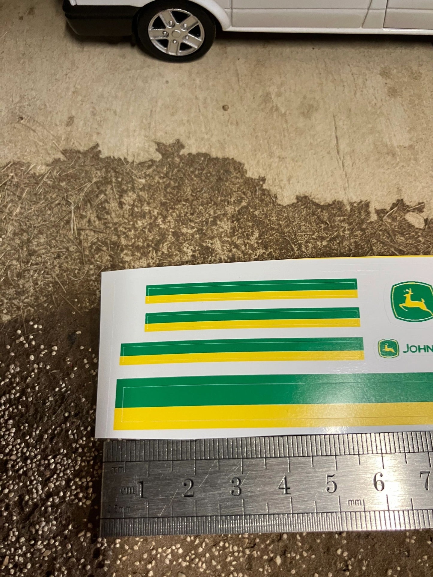 John Deere set Professional pre cut High quality vinyl pack x 7 stickers John Deere farm machinery tractor combine decals Image 6