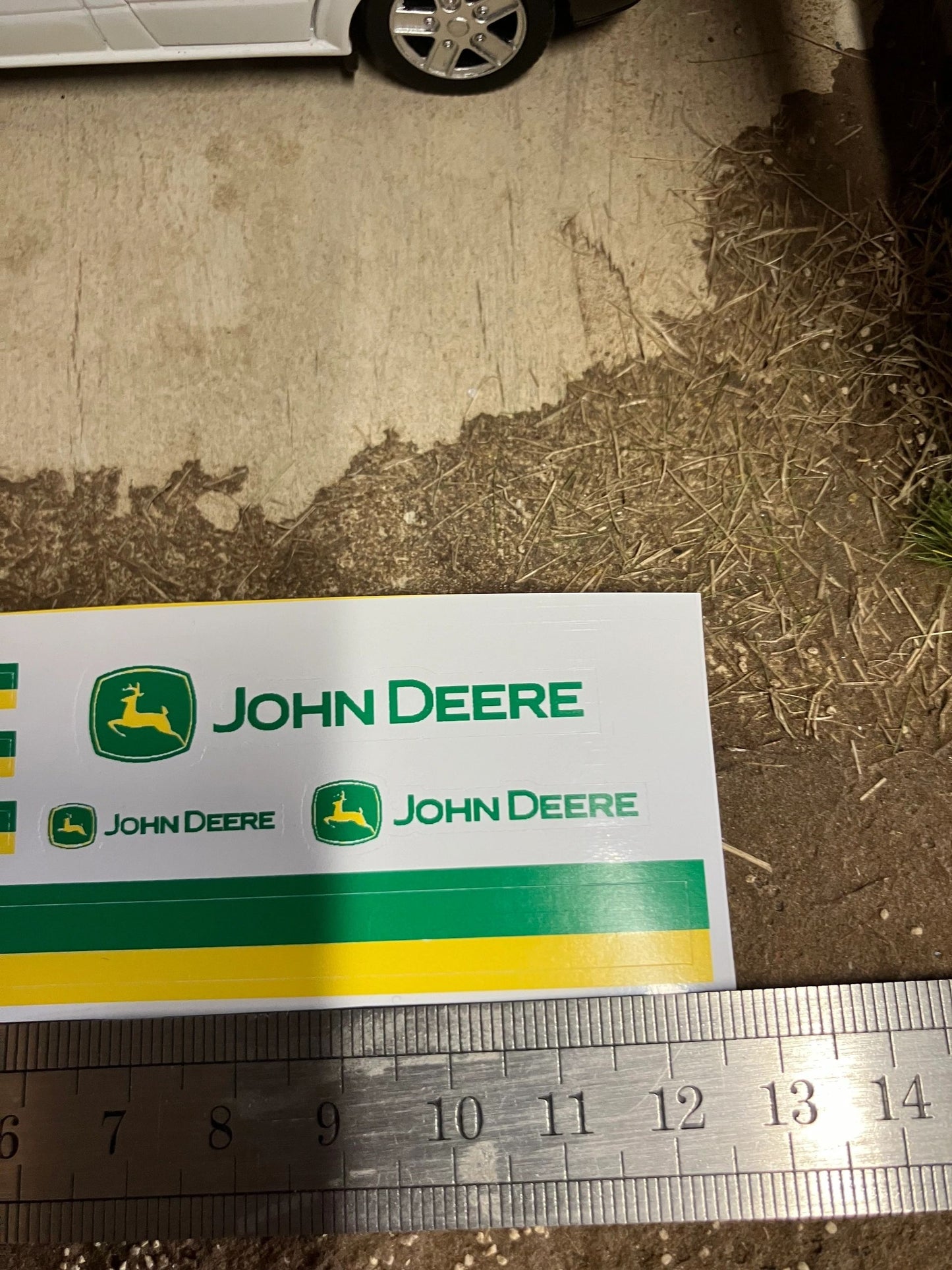 John Deere set Professional pre cut High quality vinyl pack x 7 stickers John Deere farm machinery tractor combine decals Image 7