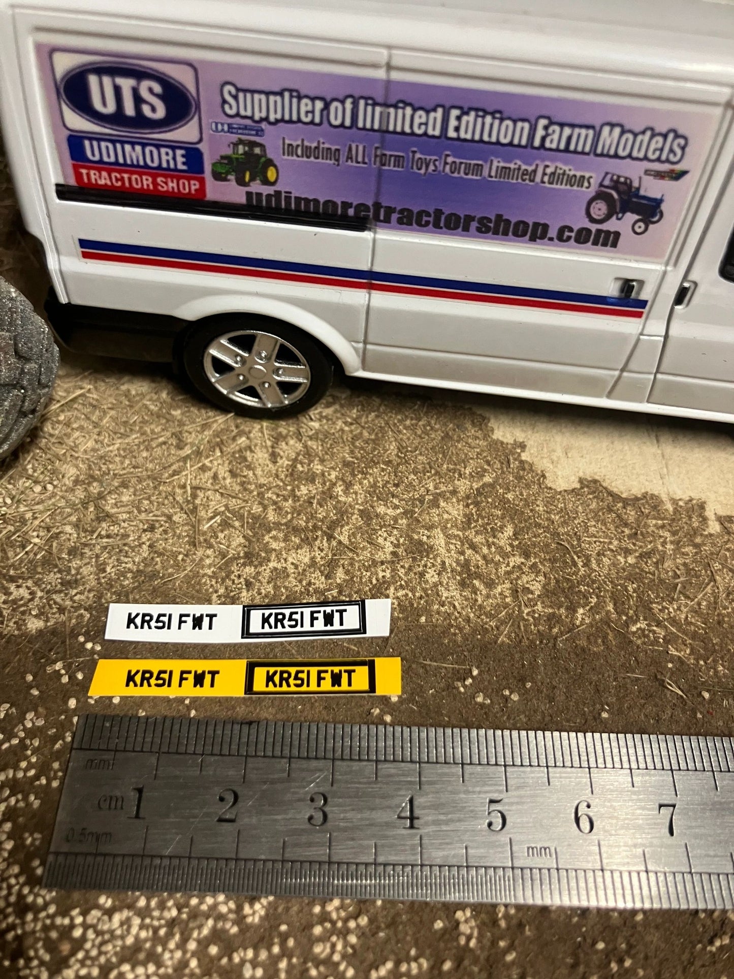 KR51 FWT number plates Professional Pre Cut High quality vinyl decal packs stickers 1:32 scale Image 3