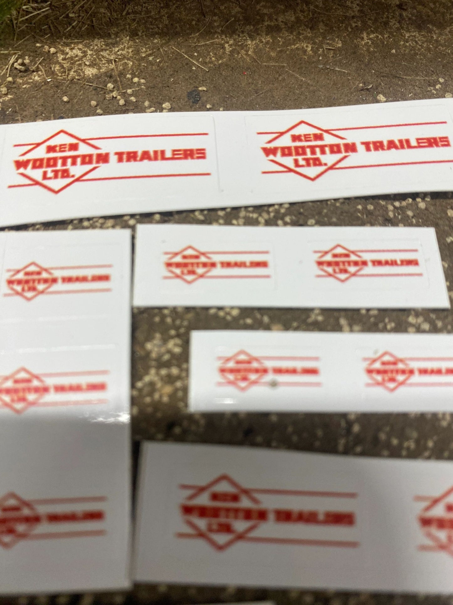 Ken Wootton trailers farm machinery x 18 Professional pre cut High quality vinyl huge pack decals farm machinery decals Image 4