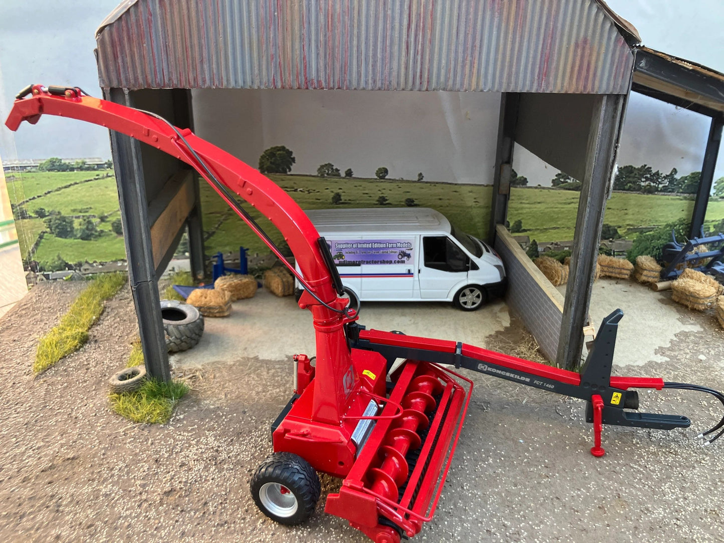 Kongskilde FCT 1460 Scratch built trailed forage harvester 1:32 scale Image