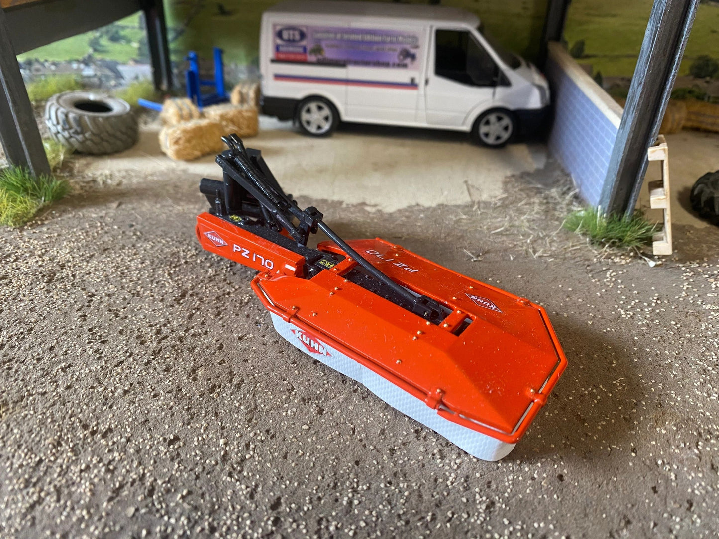 Kuhn PZ 170 drum mower Scratch Built 1:32 scale Image