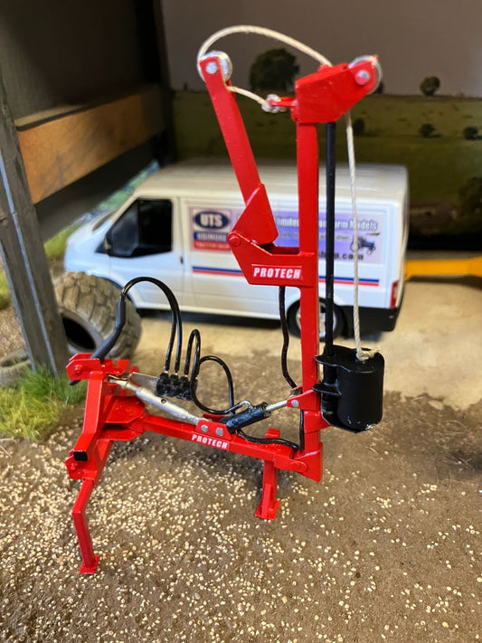 Laser cut BRASS Scratch Built Protech Post Driver 1:32 scale BLR Models Image 2