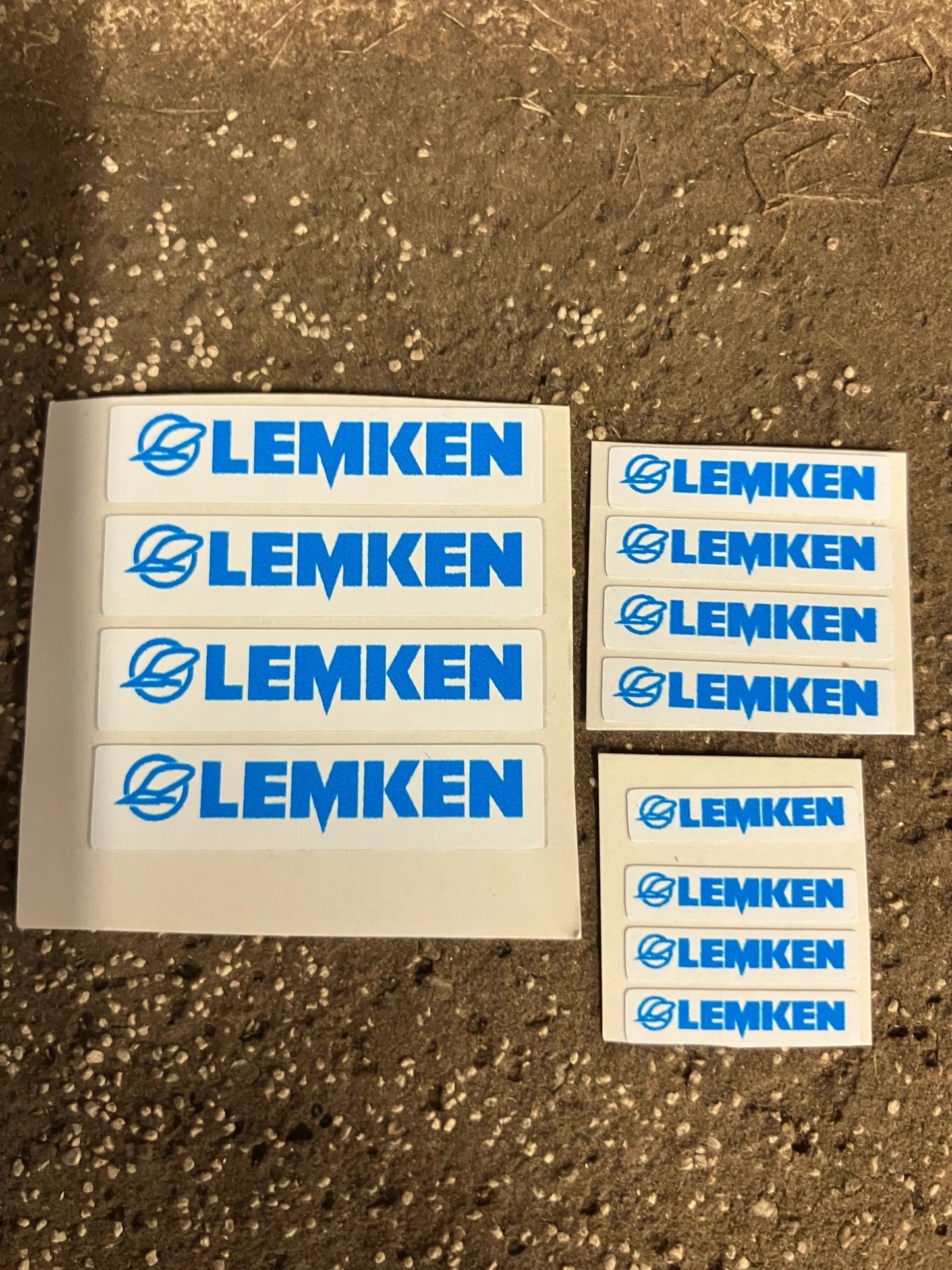 Lemken pre cut professional High quality white vinyl 12 x Lemken farm machinery decals Image 3