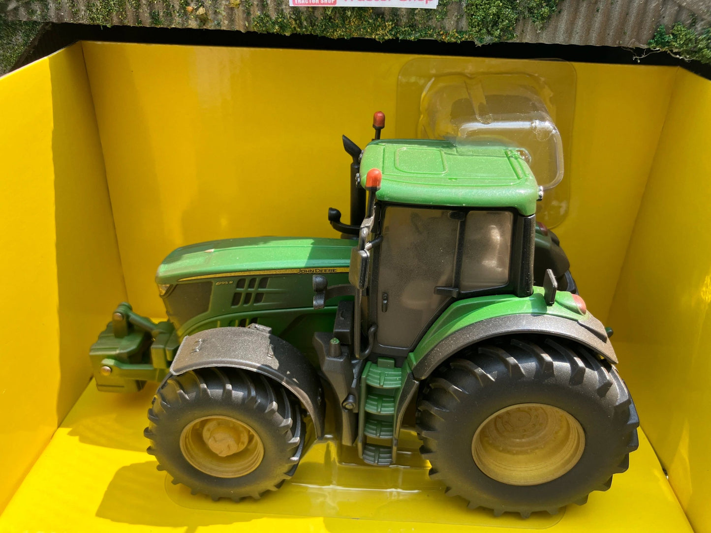Lightly weathered Britains John Deere 6195M tractor conversion 1:32 scale BOXED 43150 Image 4