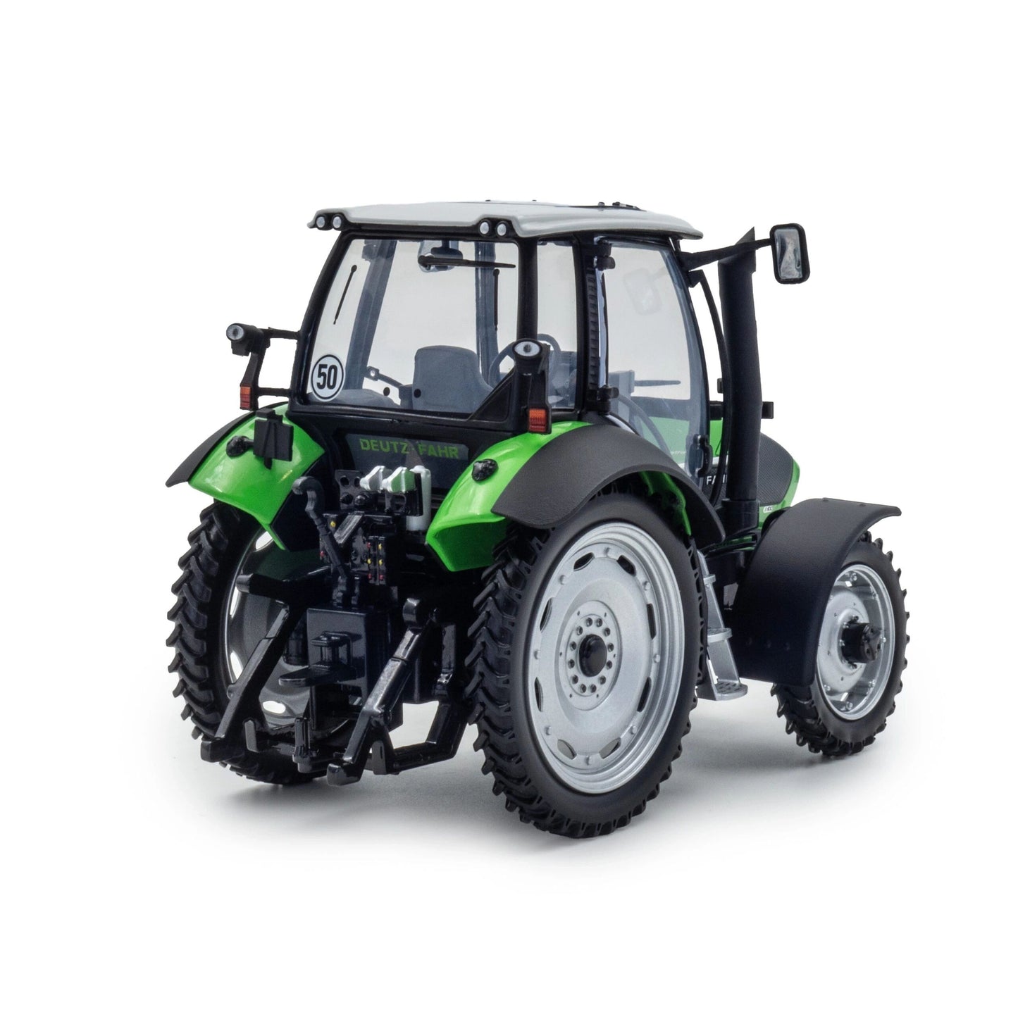 Limited Edition Deutz Fahr 420 TTV Agrotron with narrow row crop wheels Tractor Universal Hobbies UH6697 Boxed Image 6