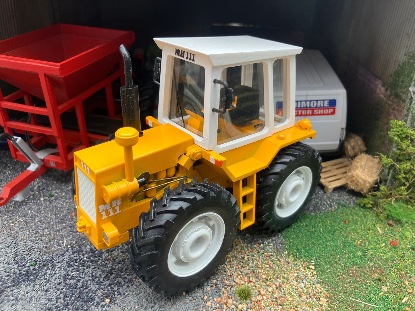 MH 111 Tractor Conversion White wheels 2025 version 1:32 scale Image 3