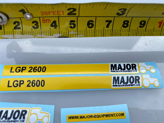 Major LGP 2600 slurry tanker High quality vinyl set of decals farm machinery Image 2