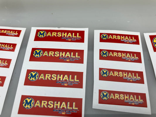 Marshall Trailers Muck Spreaders Slurry Tankers Farm Machinery Professional Pre Cut High quality vinyl decal packs x 28 stickers 1:32 scale Image 2