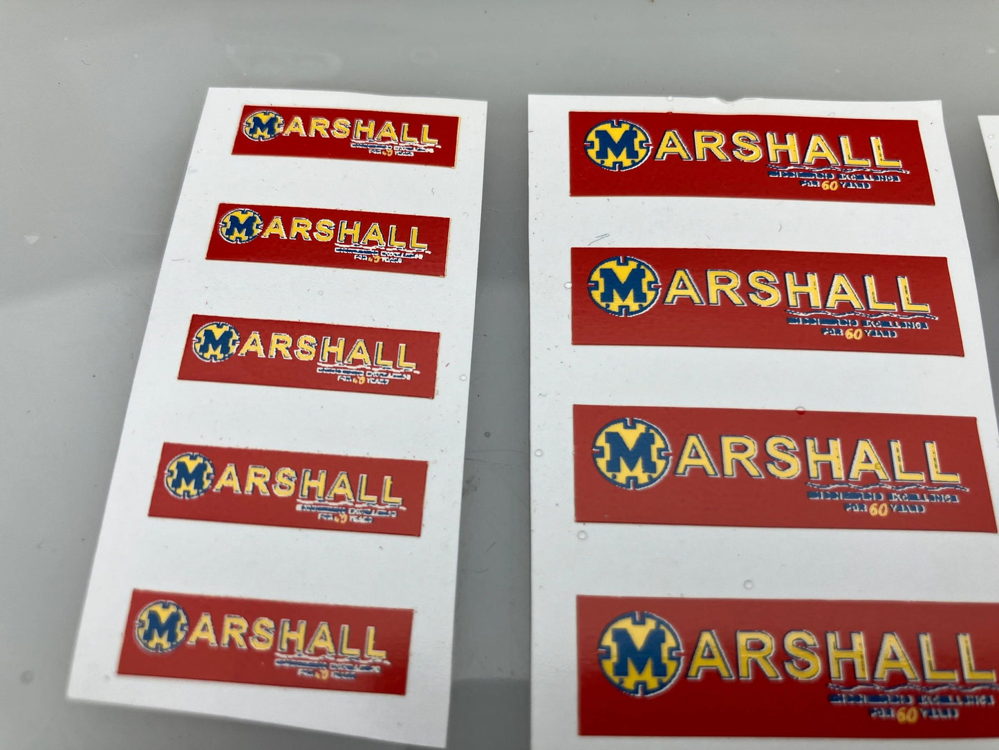 Marshall Trailers Muck Spreaders Slurry Tankers Farm Machinery Professional Pre Cut High quality vinyl decal packs x 28 stickers 1:32 scale Image 4