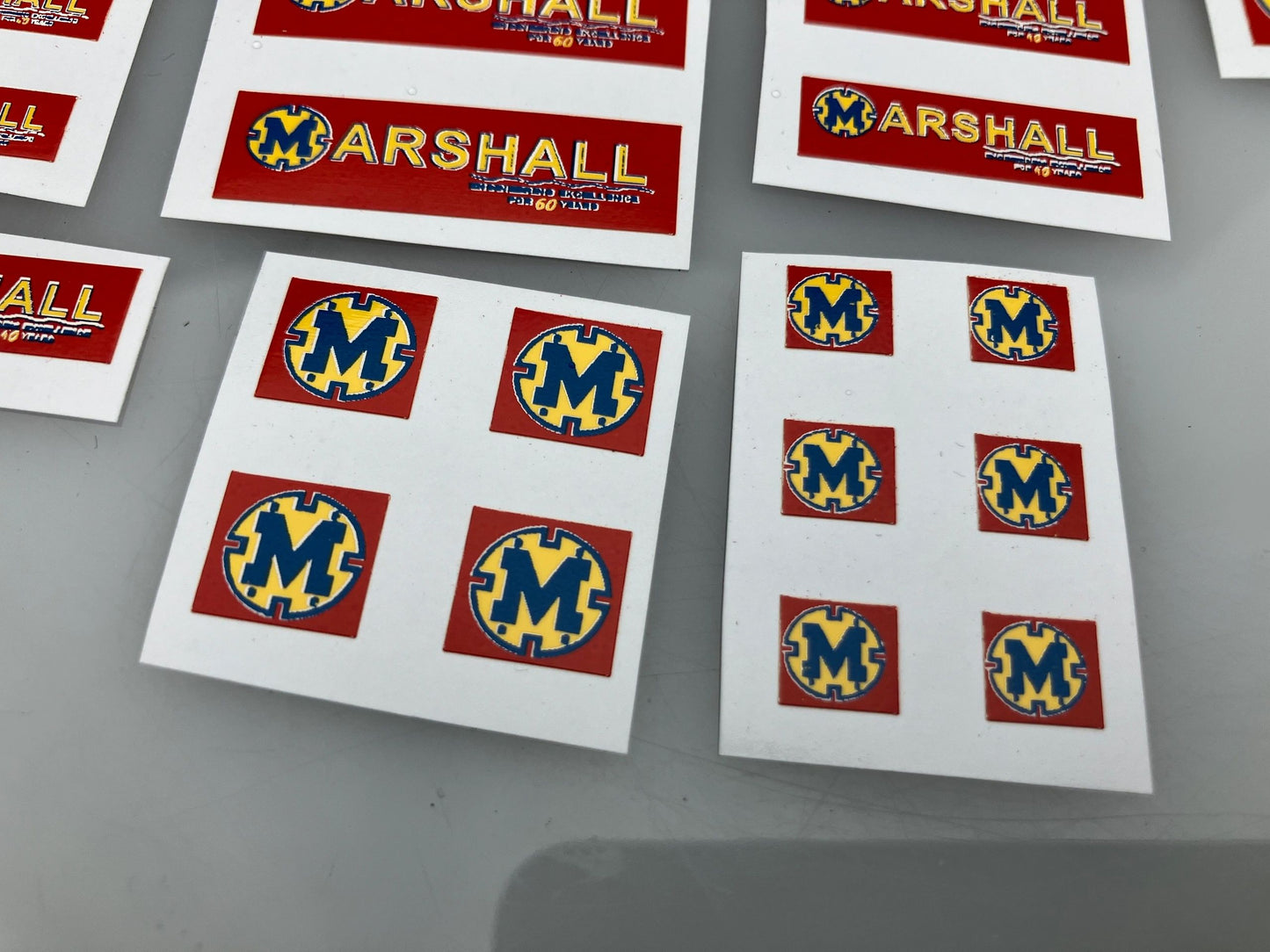 Marshall Trailers Muck Spreaders Slurry Tankers Farm Machinery Professional Pre Cut High quality vinyl decal packs x 28 stickers 1:32 scale Image 5