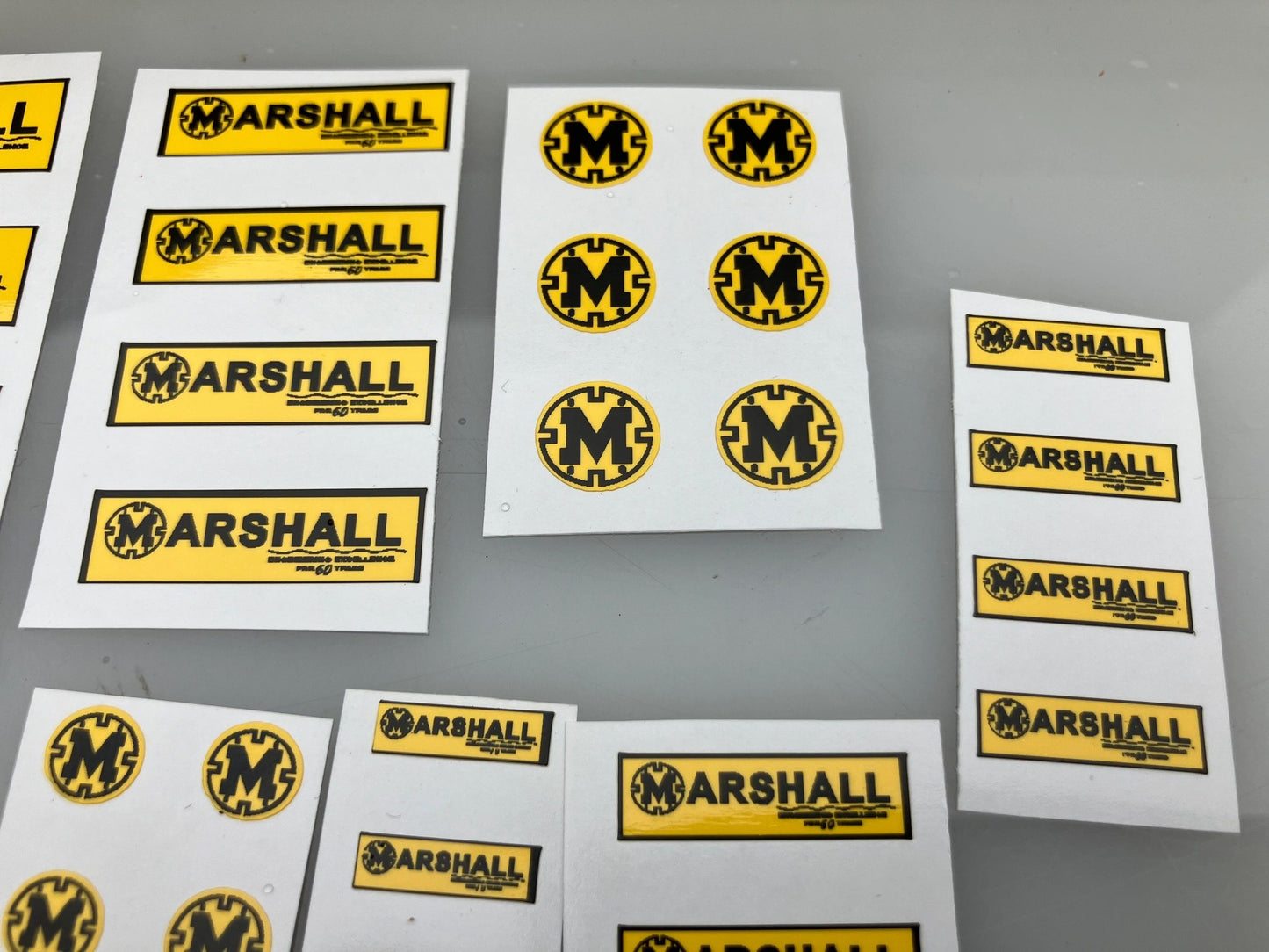 Marshall Trailers Muck Spreaders Slurry Tankers Farm Machinery Professional Pre Cut High quality vinyl decal packs x 37 stickers 1:32 scale Image 5