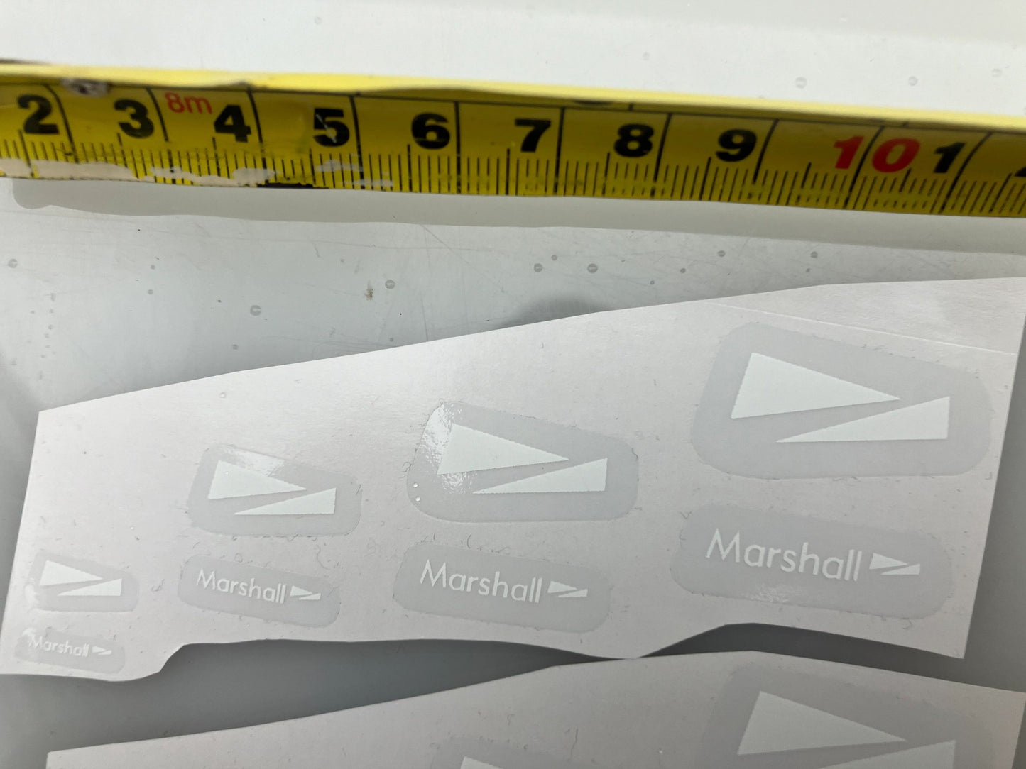 Marshall pre cut professional High quality vinyl Decals white Marshall decals 1:32 scale Tractors farm machinery trucks Image 2
