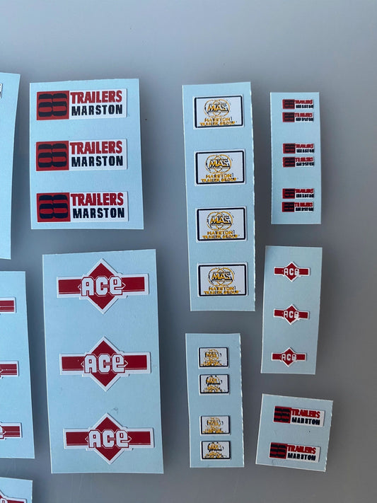Marston Trailers pre cut High quality vinyl 35 sticker set farm machinery decals Image 2