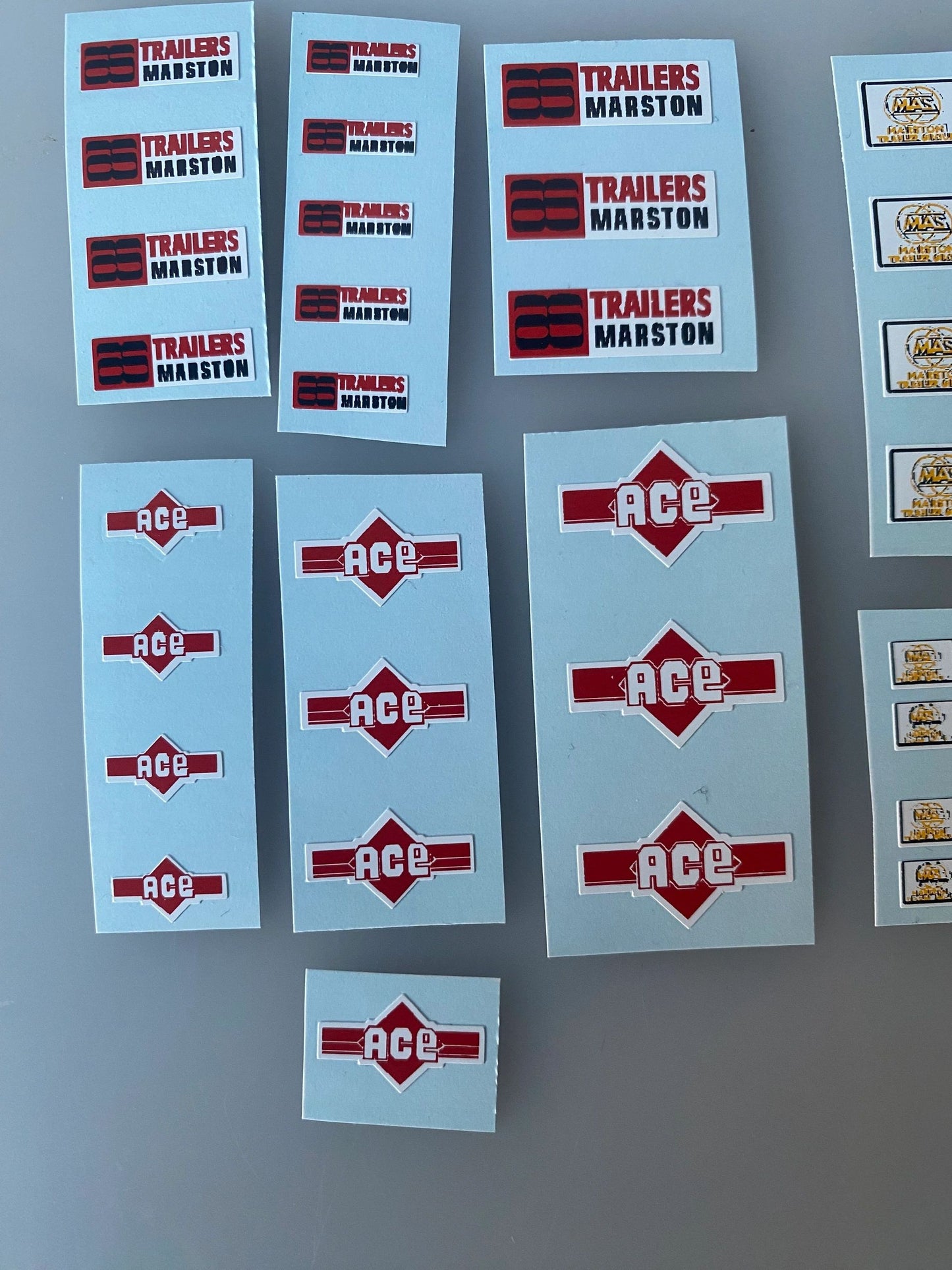 Marston Trailers pre cut High quality vinyl 35 sticker set farm machinery decals Image 4