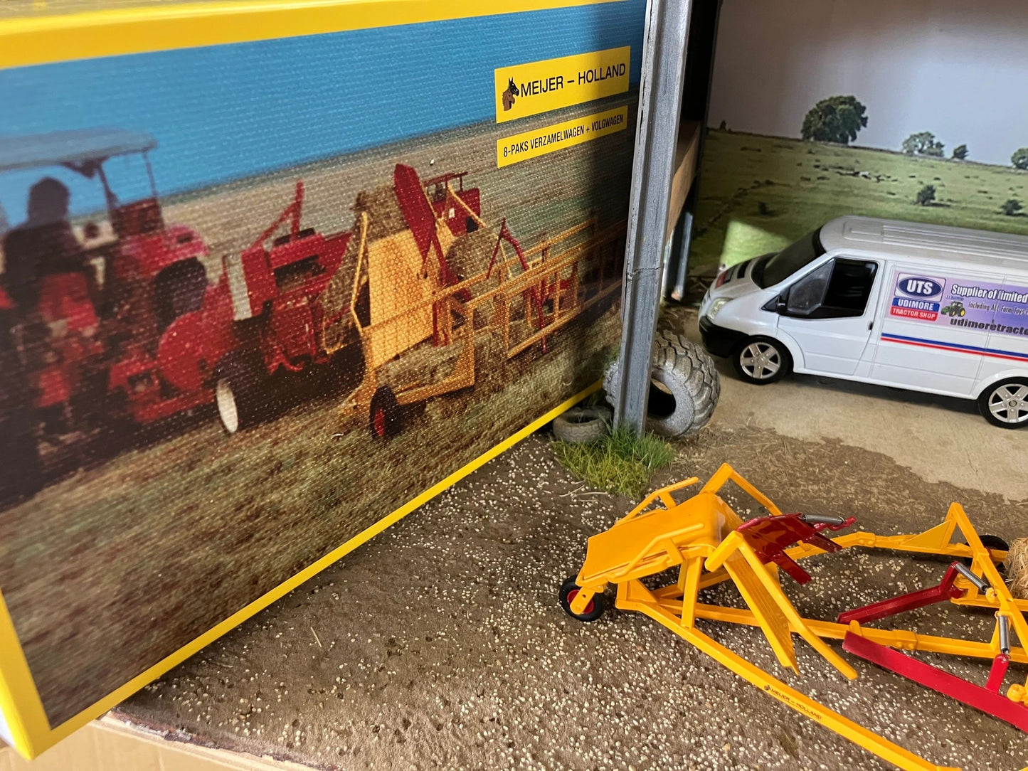 Meijer 8 Pack Bale Collection Wagon + Follow-up Wagon Hand Built 1:32 scale Limited Edition Image 7